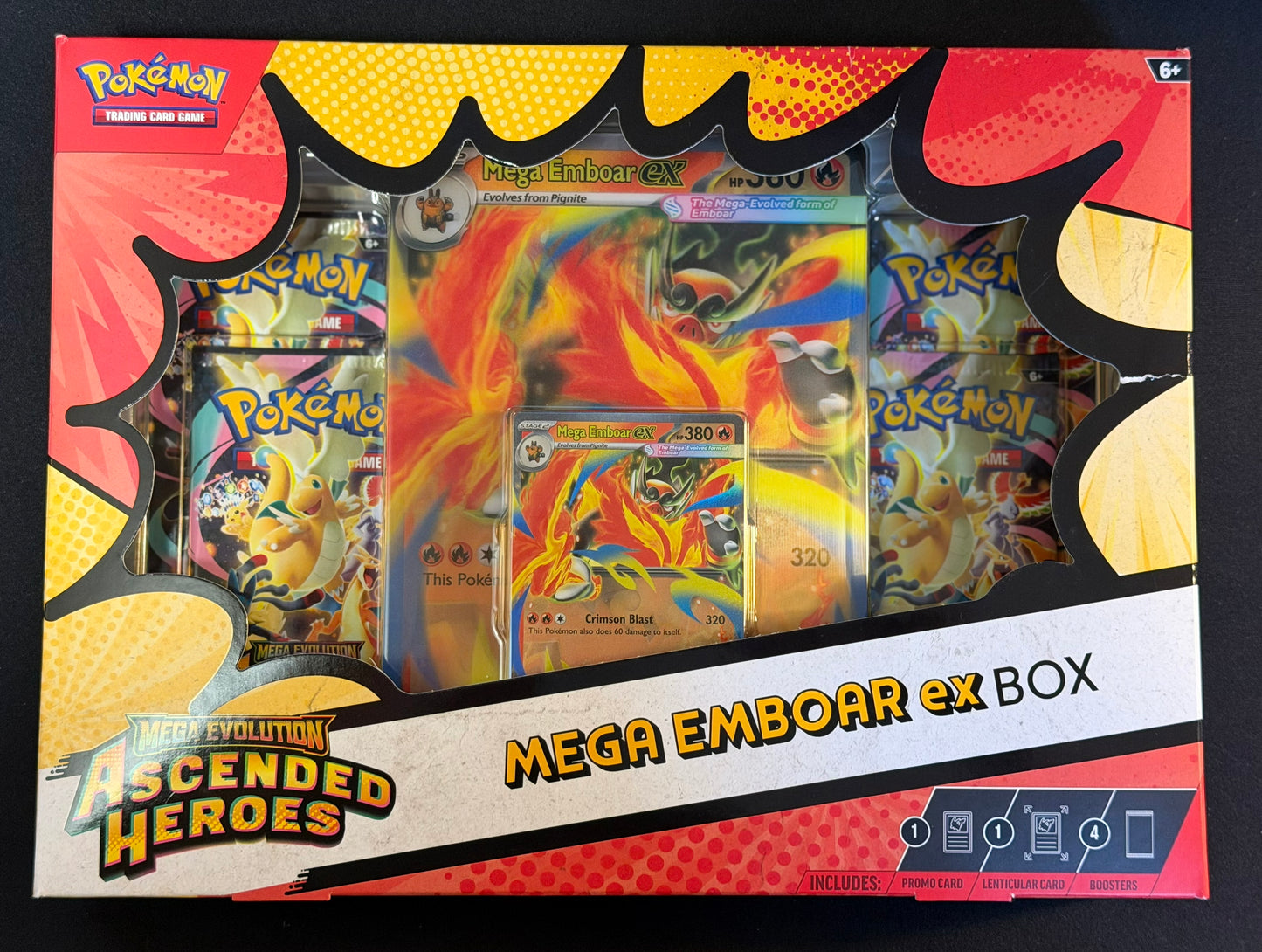 Ascended Heroes Mega Emboar ex Box
